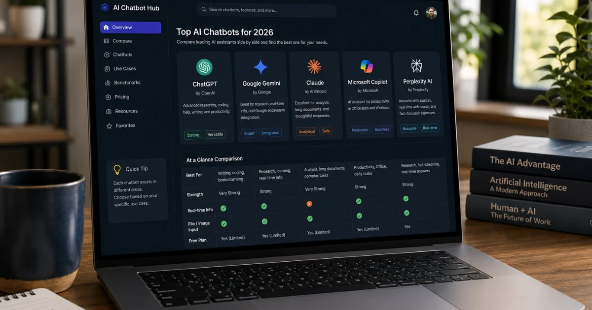 Best AI Chatbots in 2026: Complete Comparison Guide