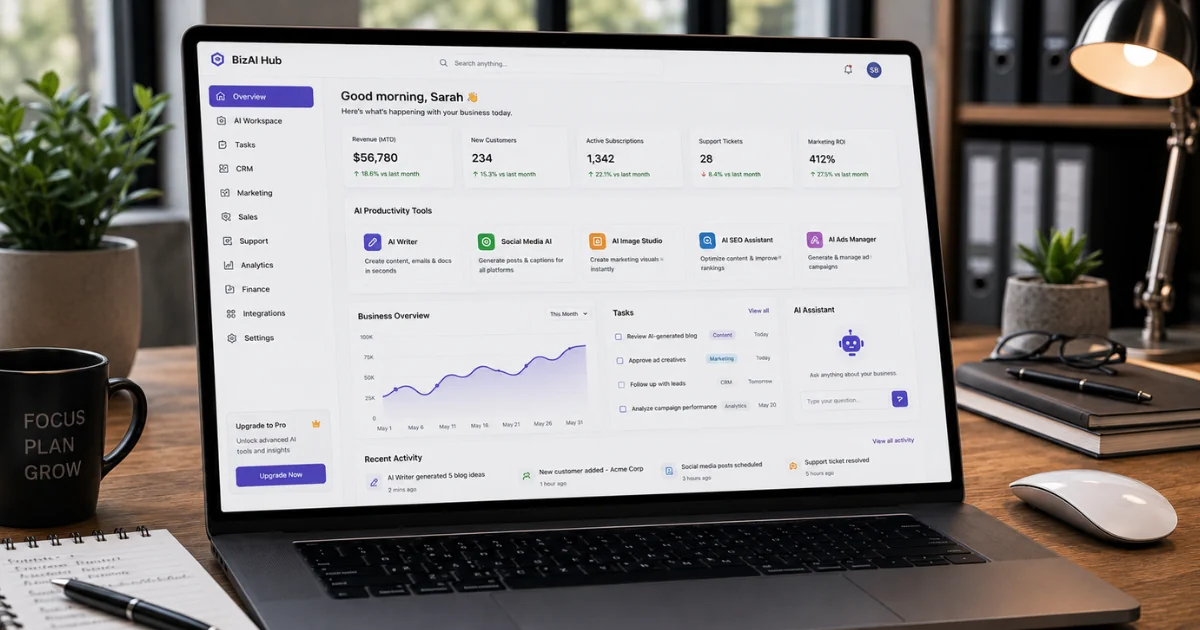 Best AI Tools for Small Businesses (2026): Top AI Tools for Productivity, Marketing, Customer Support, and Growth
