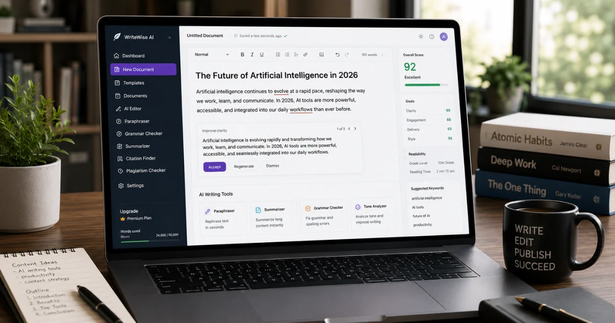 Best AI Writing Tools (2026): Top AI Writing Assistants Compared