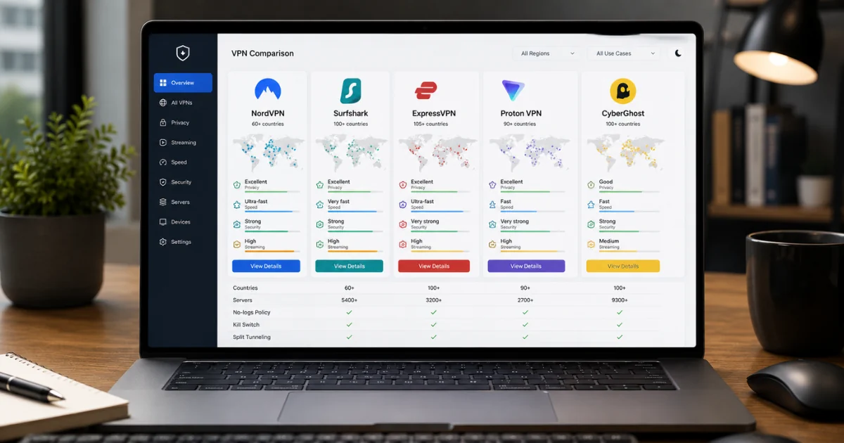 Best VPN Services (2026): Top VPNs Compared for Privacy, Streaming and Security