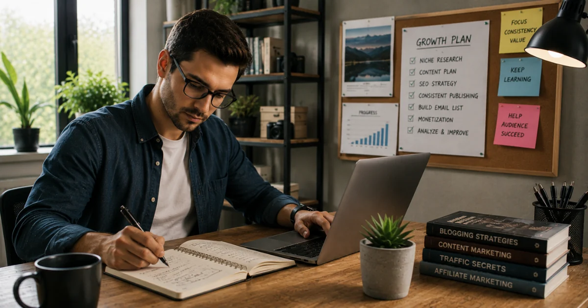 How a Blogger Built a Profitable Website: Lessons for Beginners