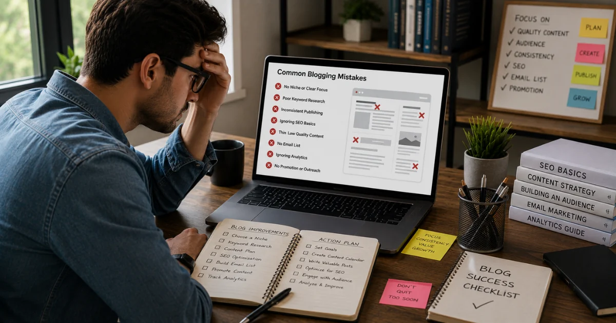 Common Blogging Mistakes Beginners Make (2026)