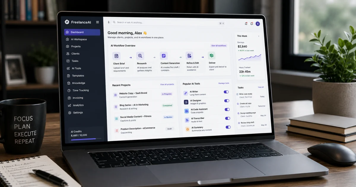 How Freelancers Use AI in 2026: Real Workflows, Tools, and Productivity Strategies