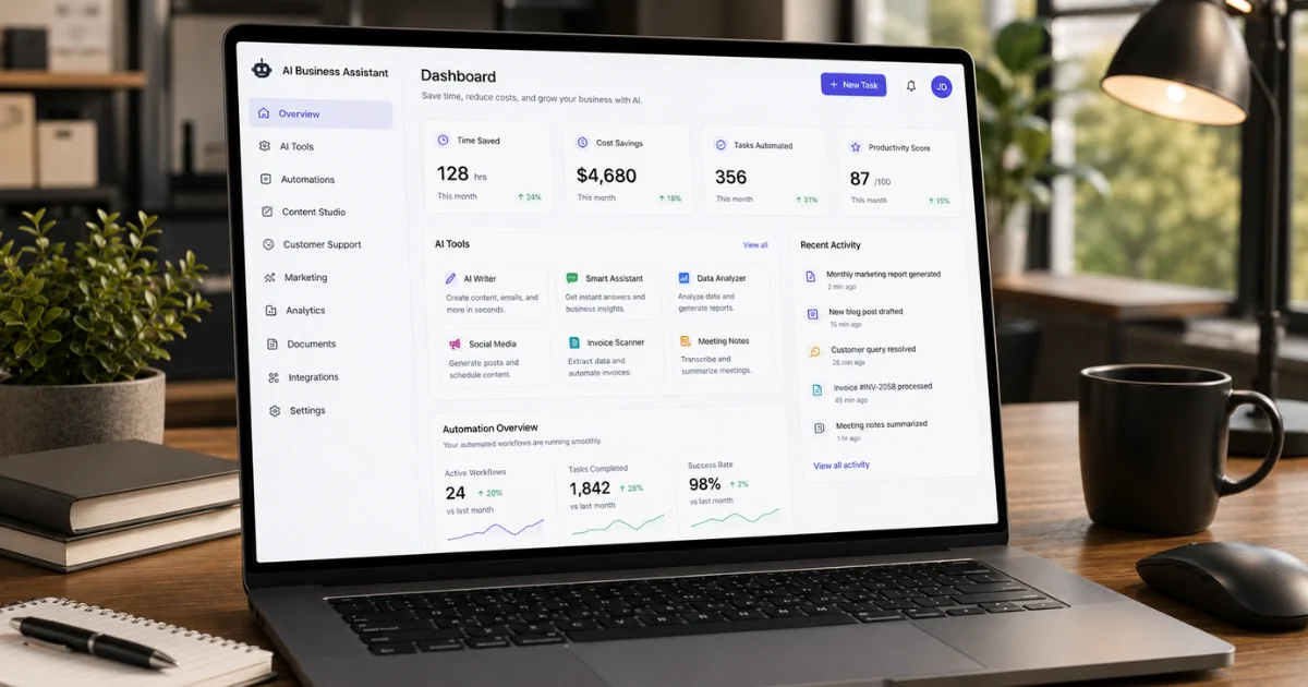 How Small Businesses Can Use AI to Save Time and Money in 2026