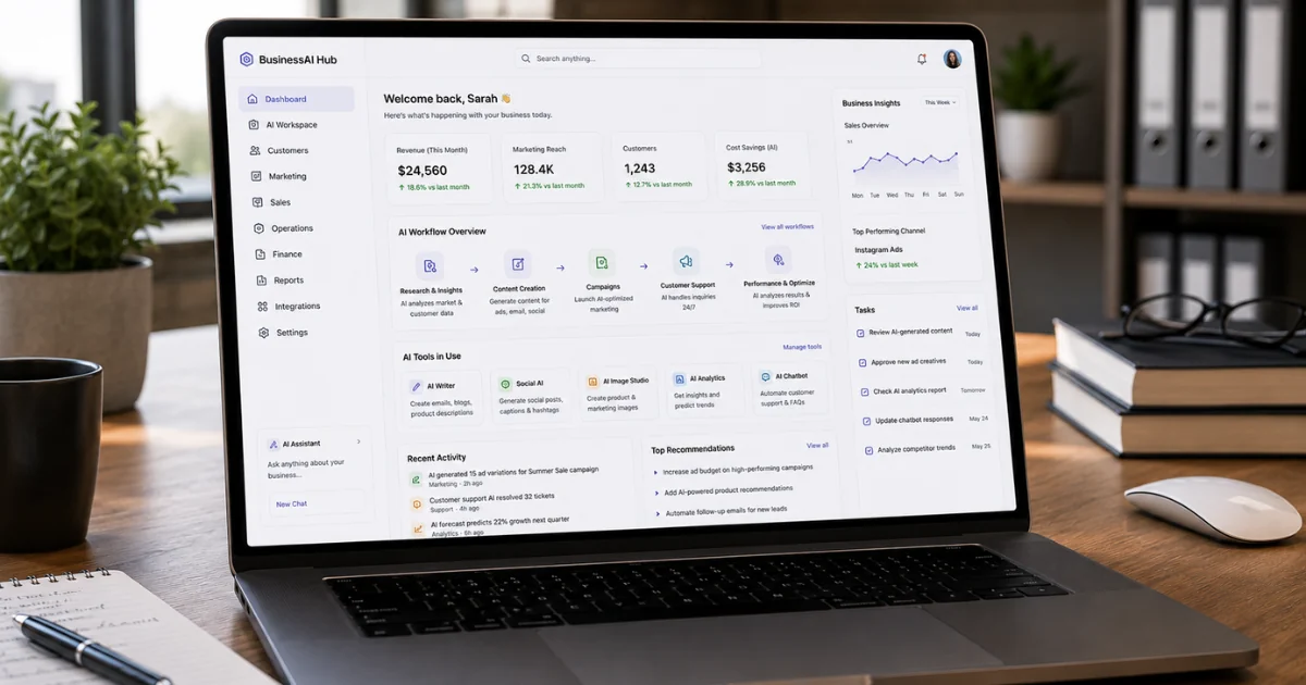 How Small Businesses Use AI in 2026: Real Workflows, Productivity Systems, and Growth Strategies
