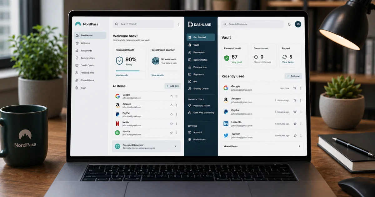 NordPass vs Dashlane (2026): Security Suites Compared