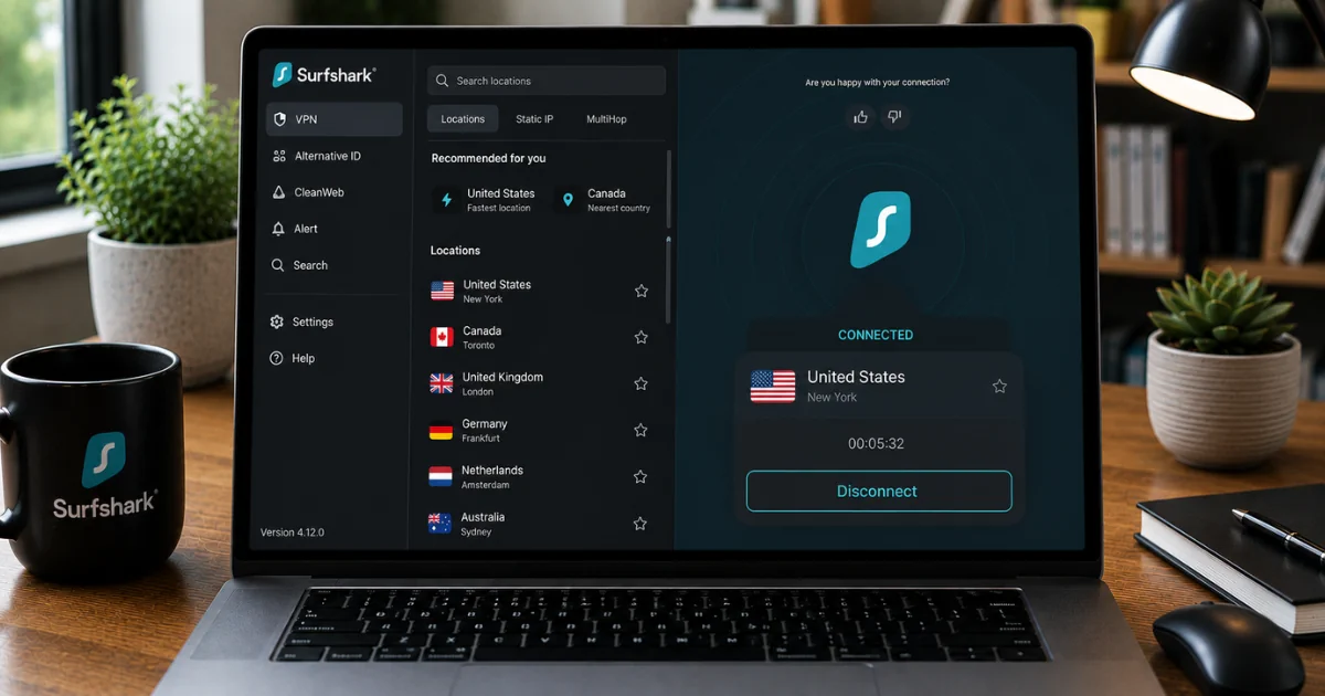 Surfshark Review (2026): Features, Pricing, Pros and Cons